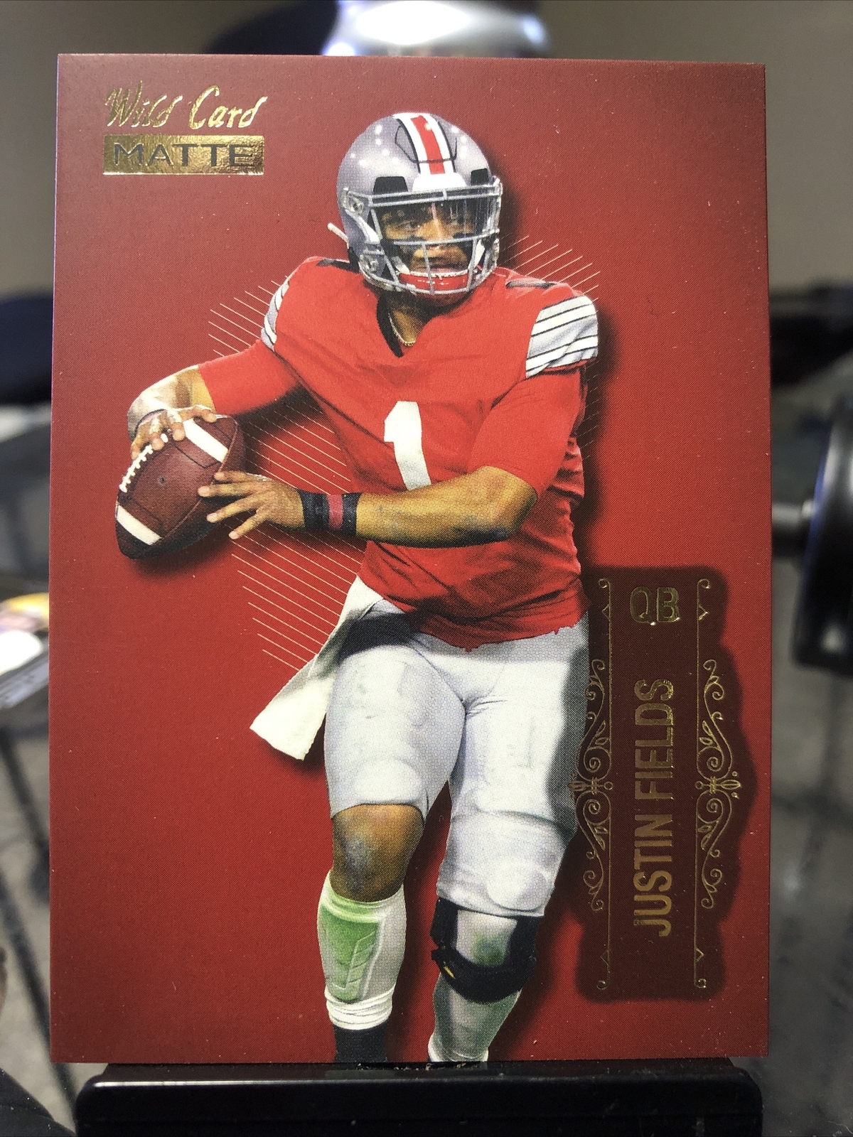 2021 Wild Card Matte Justin Fields Red SP Gold RC, Card LBC4 eBay