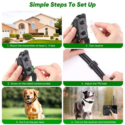 Wireless Invisible Dog Fence Electric Boundary Pet Containment Collar System - Picture 10 of 16