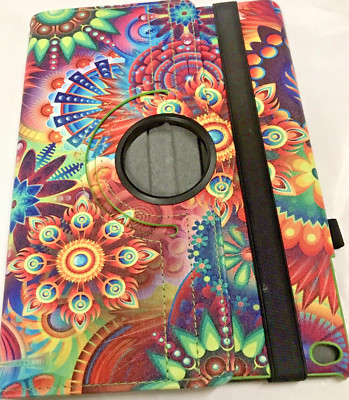 Tablet Case iPad 9.7 inch 2018 2017  iPad Air 2  Multicolor Flowers Mandala