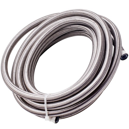 20FT AN8-8AN Kit Tubo Carburante Intrecciato Carburante Linea Hose ends Kit - Foto 10 di 12