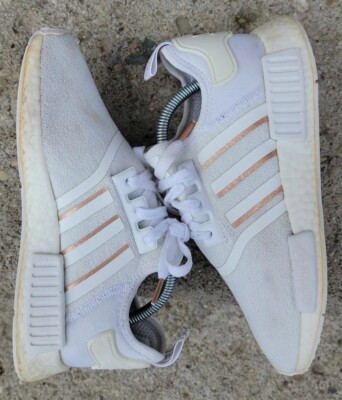 adidas gazelle silver green womens Shop White Mens NMD R1 Lace Up Sneakers – Shoebacca main image 1