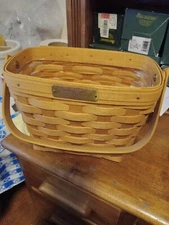 Longaberger Dresden Tour Basket - 1996 w/ Plastic Protector