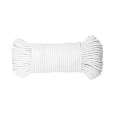 Koch 5/32 in. D X 100 ft. L White Diamond Braided Paracord Rope