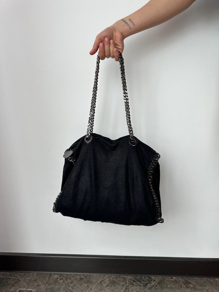 Bolso de hombro Stella McCartney Falabela negro para mujer Foto 3 de 4