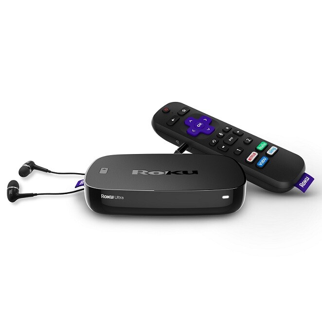 Roku Ultra 4670RW 4K HDR Streaming Player with Remote Control