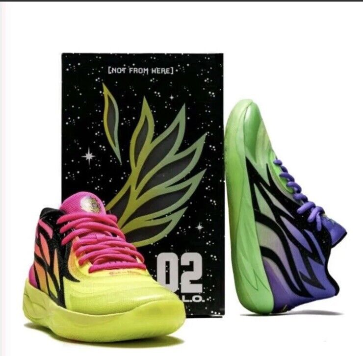 Puma Rick & Morty X Mb.02 Basketball Mens Size 9.5 New W Box Puma Rick & Morty X Mb.02 Basketball Mens Size 9.5 New W Box