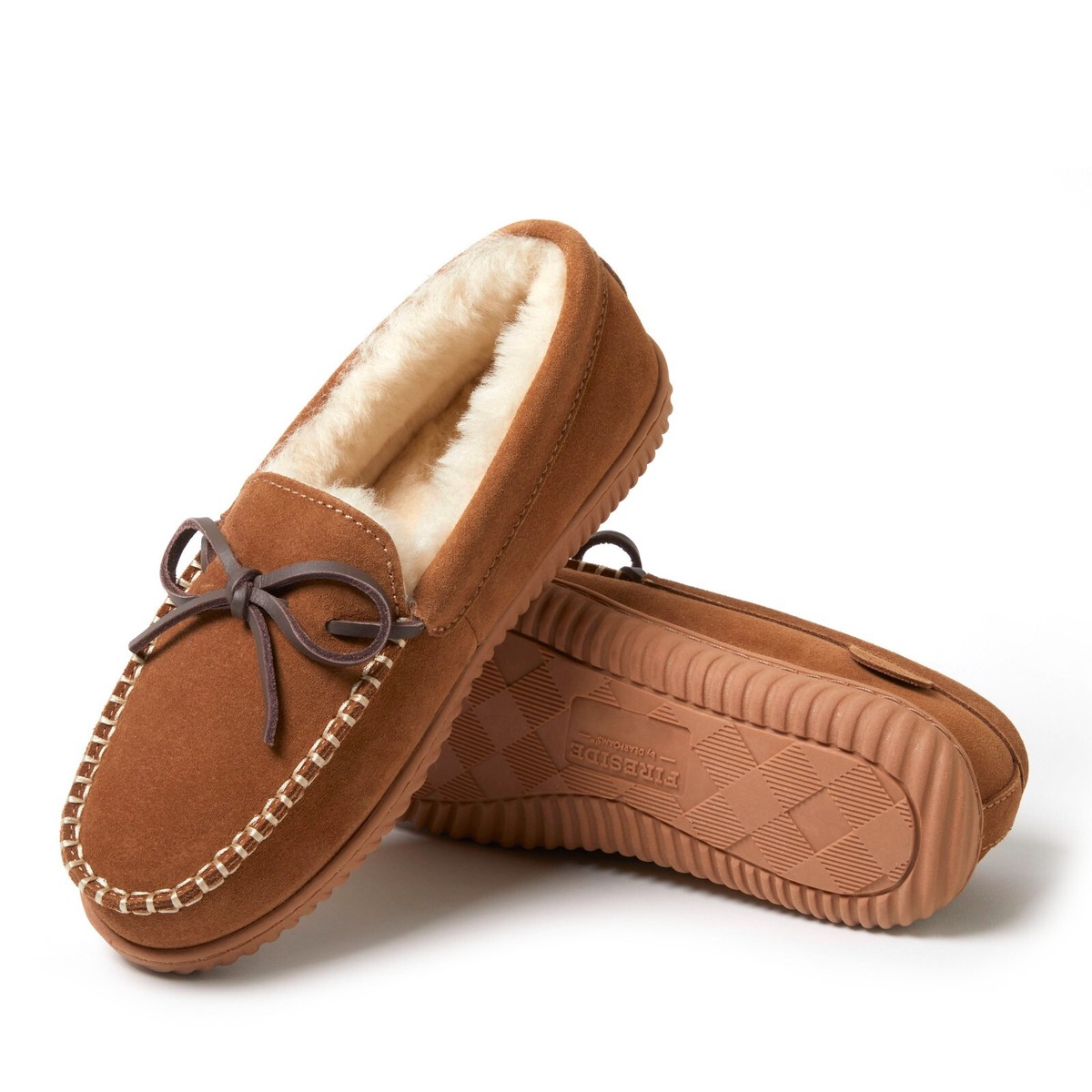 Dearfoams Fireside Moccasin Fireside By Dearfoams Men main image 2