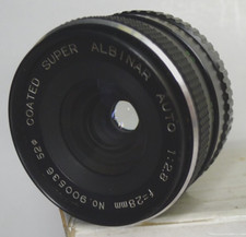 Super Albinar Auto 1:2.8 f 28mm Lens for Minolta