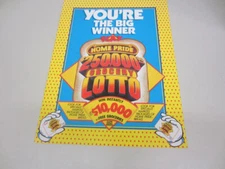 #25 Vintage Continental Baking HOME PRIDE GROCERY LOTTO 1986 Promotional Folder