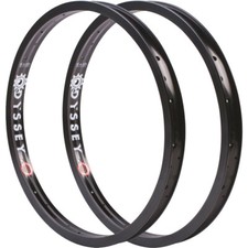 Pair Of Odyssey Bmx Hazard Lite 20 Rims Black Pair Of Odyssey Bmx Hazard Lite 20 Rims Black