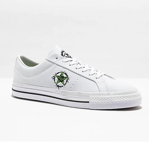 CONVERSE One Star Pro Ox Monster Airbrush CONS White Shoes  display picture 3