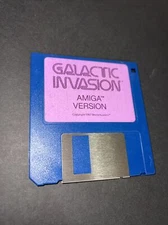Amiga Version Game Disk Galactic Invasion by Microillusions