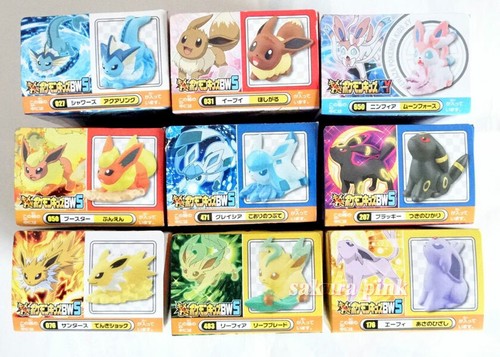 Eevee Friends Pokemon Kids Figure Sticker Vaporeon Espeon Sylveon Bandai Japan Ebay