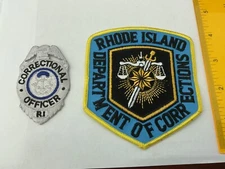 Rhode Island Department Of Corrections Collectable 2 piece set