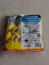 Zareba DC10 Red Snap'r Corner Post Donut Insulator - Yellow - 2 Bags of 10 - NEW