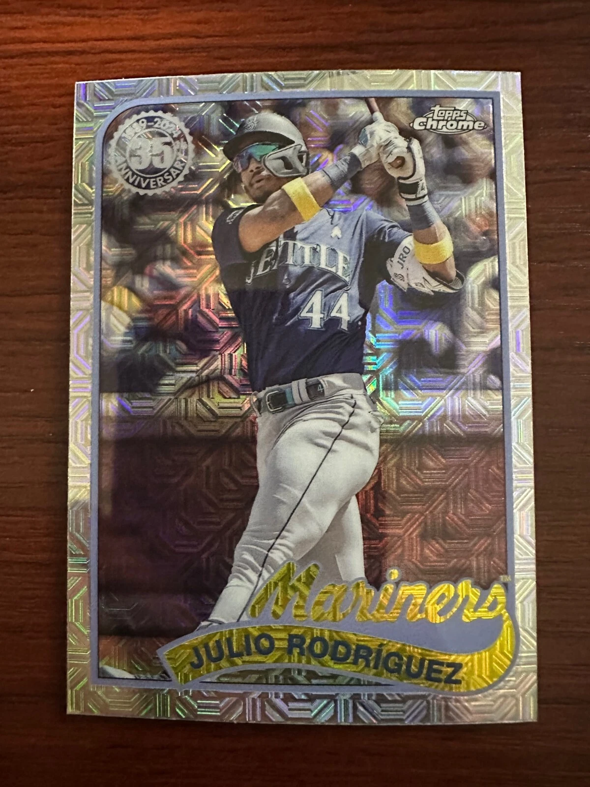 2024 Topps Series 2 1989 Chrome Silver Pack #2T89C-88 Julio Rodriguez