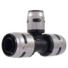 SharkBite K412A3 EvoPEX 3/4" x 3/4" x 1/2" Push to Connect Tee Fitting 3-Pack 