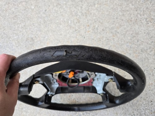 BMW E34 E32 735i 750i E34 530i 535i Steering Wheel Leather OEM 1157280 - Picture 4 of 6
