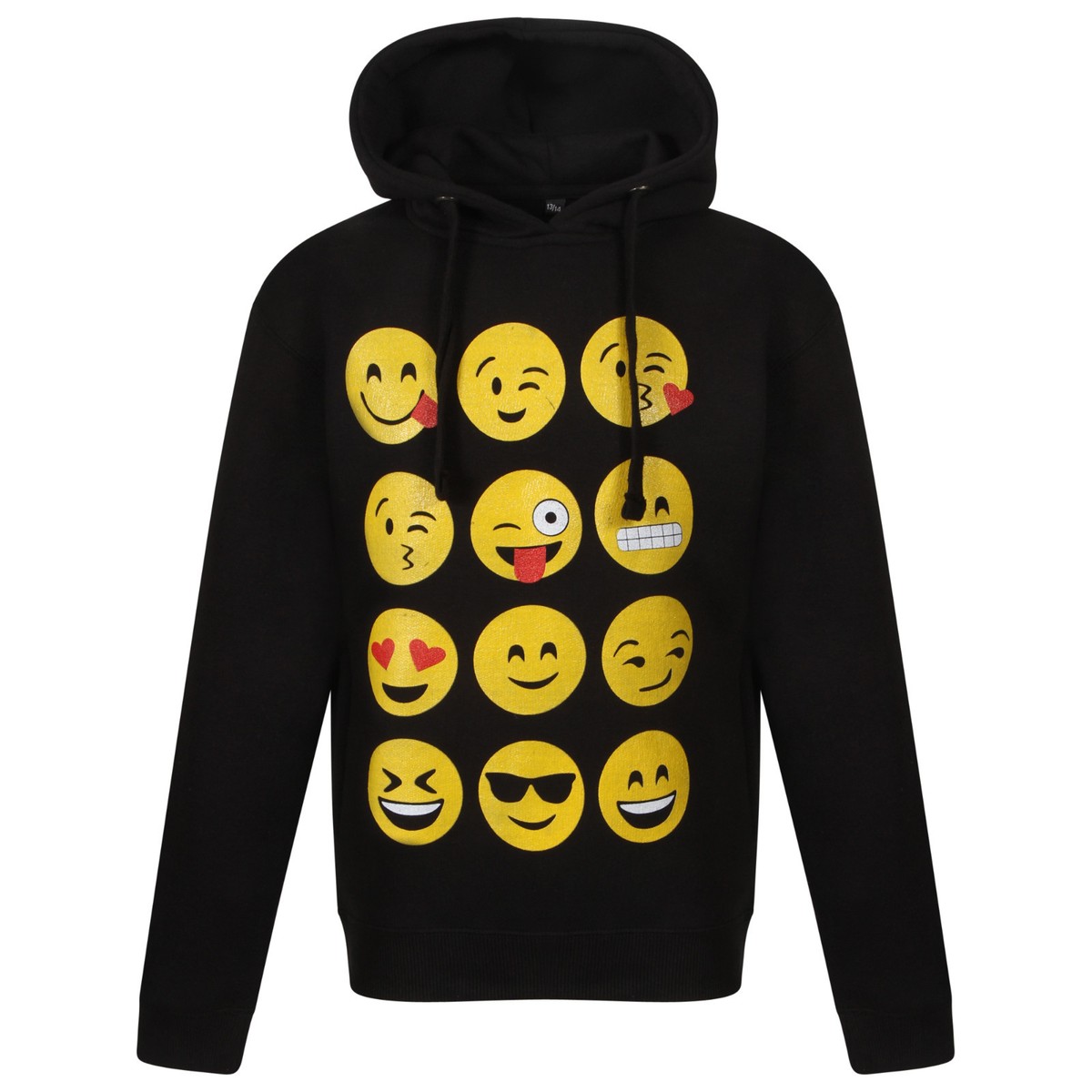 Kids Children's Emoji Smiley Faces Hooded Sweatshirts Hood Sizes 9-13 YEARS