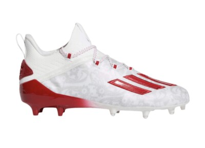 Adidas Adizero Reign Young King Football Cleats Red/White Men's Size 8.5 FU6708