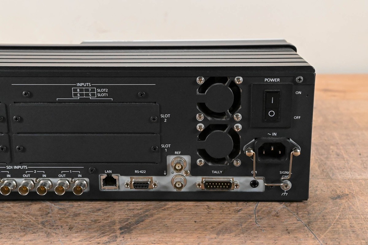 その他 Panasonic HS400 Panasonic AV-HS400AN Multi-Format Live SD/HD-SDI Switcher CG01JJZ