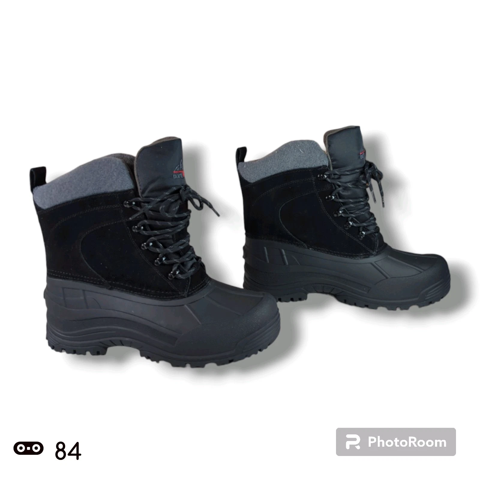 NORTIV 8 Terrey-1M Mens Insulated Waterproof Winter Snow Boots