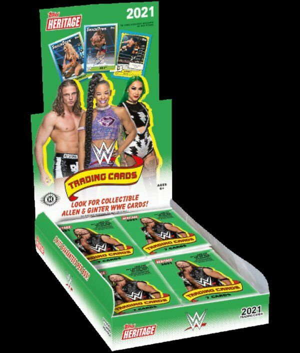Choose One 2021 Topps Heritage WWE Allen & Ginter Wrestling Trading