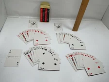 Vintage Remembrance Bridge Playing Cards With Redi-Slip Finish Red Black Joker