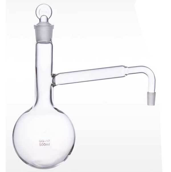 Lab Supply Distillation Flask 100ml1000ml Borosilicate with Arm