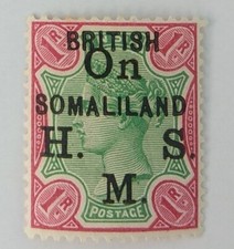 QV British Somaliland and Zanzibar. Officials HMS fine MNH/mint.