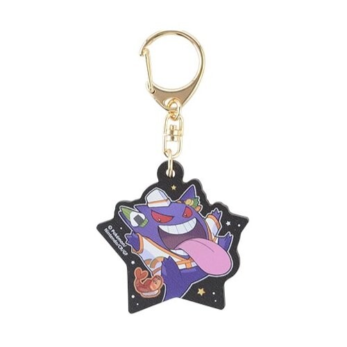 Pokemon Center 2023 Paldea Spooky Halloween Wooden Charm Key chain Gengar ver.