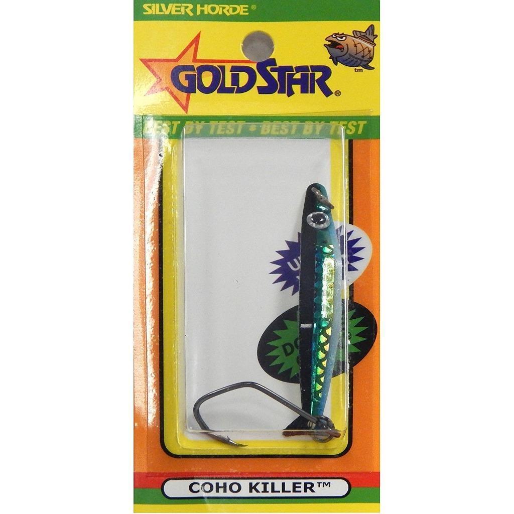 GOLDSTAR Silver Horde Coho Killer Fishing Lure UV Glow Choice of Colors  Herring Aide for sale online