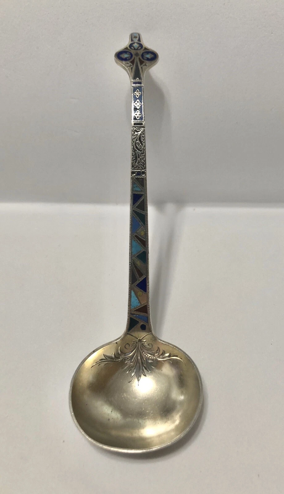 Gorham Sterling Silver & Champleve Enamel Moorish-Style Sauce Ladle
Opens in a new window or tab