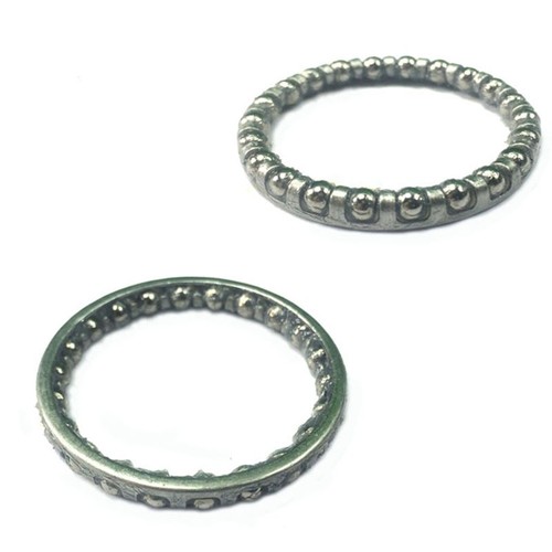 Bike Ball Bearing Headset Metal Parts Threaded Wheel 1 1/8'' 2pcs 32mm - Picture 3 of 12