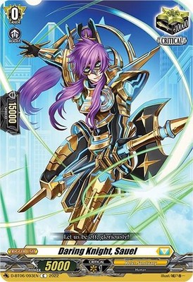 Daring Knight, Sauel C D-BT06: Blazing Dragon Reborn D-BT06/093EN MP