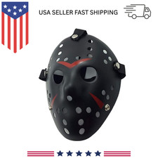 NEW PREMIUM Jason Halloween Mask Voorhees Hockey Horror Killer Mens Adult Mask