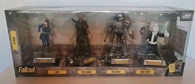 Fallout Movie Maniacs PVC Statuen 4er-Pack Lucy, Maximus, The Ghoul & Vault Boy