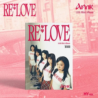 Apink 11th Mini Album [RE LOVE] MY Ver CD+130p P.Book+2p P.Card+F.Poster+Sticker