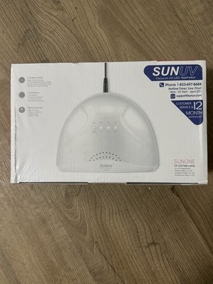 SUNUV Model SUN1 2-in-1 LED/UV Nail Lamp White SEALED NIB