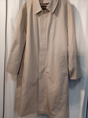 London Fog, Vintage Mens London Fog London Beige Coat 42 Short Academia Preppy Old Money