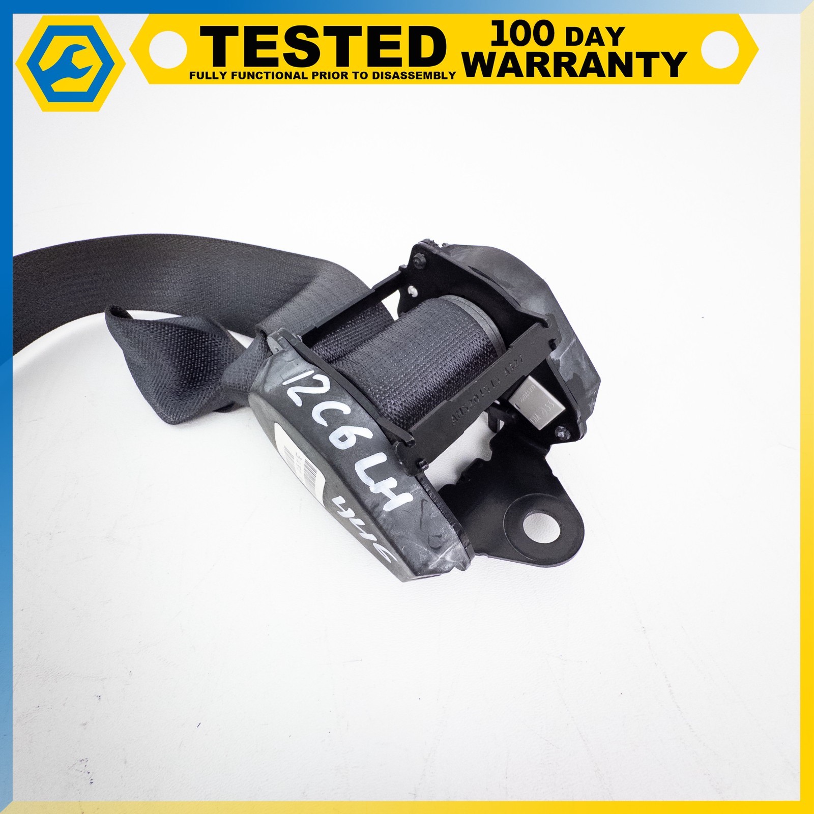 05-13 CHEVROLET CORVETTE C6 FRONT LEFT DRIVER SIDE SEAT BELT RETRACTOR OEM