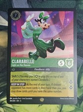 Lorcana TCG Clarabelle - Light on Her Hooves 84/204 Shimmering Skies Holofoil NM