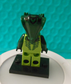 LEGO MINI FIGURE Lizaru 9557 Green Snake NJO068 Anacondrai Ninjago 2018