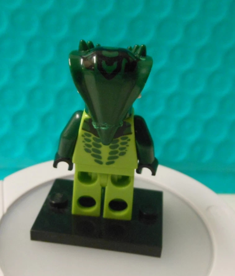 LEGO MINI FIGURA Lizaru 9557 Serpiente Verde NJO068 Anacondrai Ninjago 2018 Foto 2 de 2
