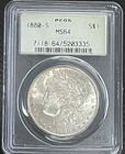 1880-S Morgan Silver Dollar -  PCGS MS64 Green Label - 90% Silver-ASW 0.7734 oz