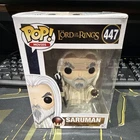 Funko Pop! Movies Saruman #447 The Lord of the Rings Vinyl Figure Box Damaged