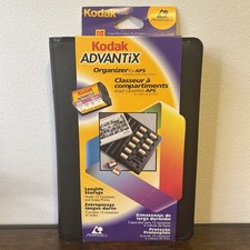 Nuevo organizador Kodak Advantix para película APS contiene 12 casetes e impresiones índices