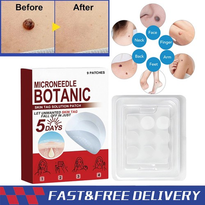 #ad #ad MICRONEEDLE BOTANIC Skin Tag amp; Acne Patch Skin Tag Remover Patches 9Pcs HOT 2026 $67.41