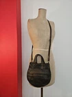 MAJO Made in Italy Crossbody Artisan Bag Grey/ Mud