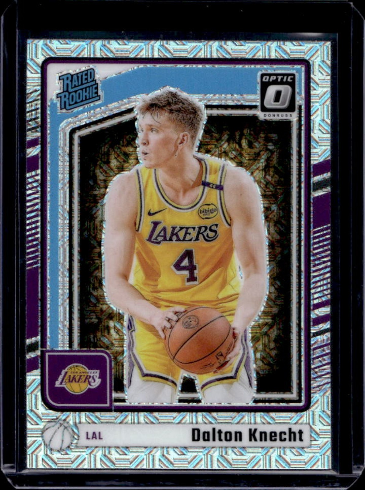 2024-25 Donruss Optic Dalton Knecht Rated Rookie Choice RC #256 Lakers